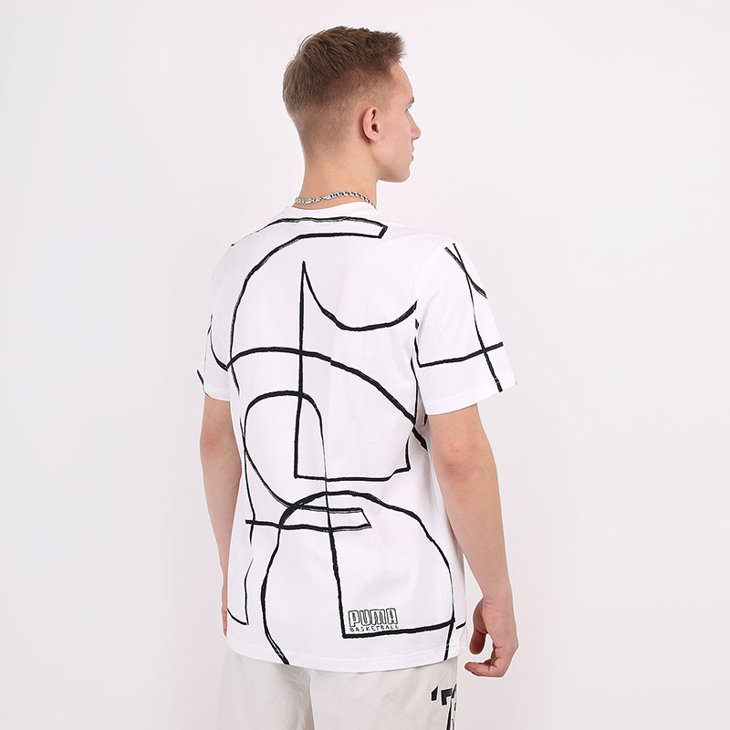 Мужская футболка PUMA Court AOP Tee (53057101)  - цена, описание, фото 4